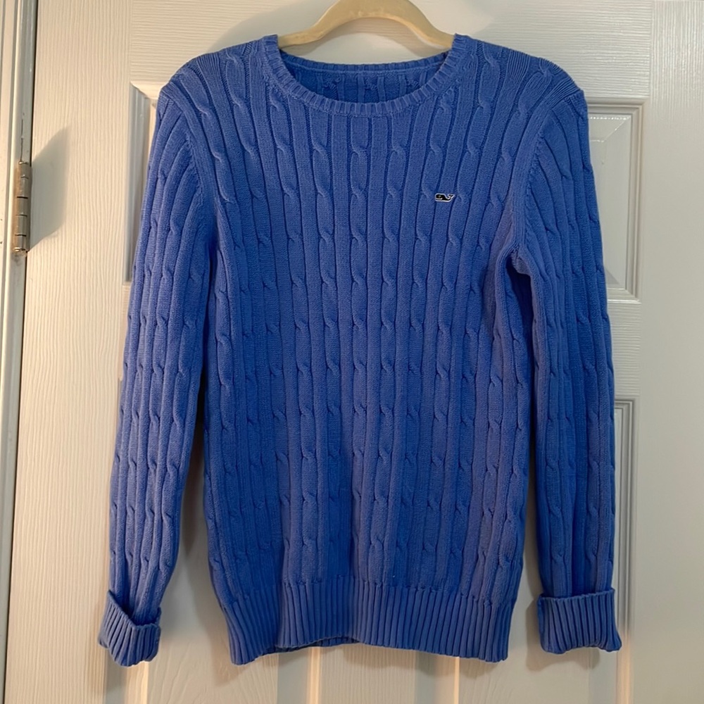 Blue Vineyard Vines sweater. Size S.